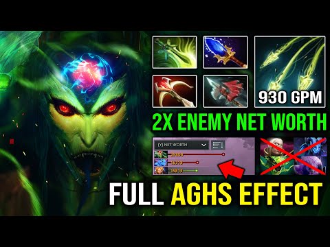 This HAPPEN When You Let Pro Medusa Free Farm | Crazy 930 GPM Multi Hit with Full Aghanim Dota 2