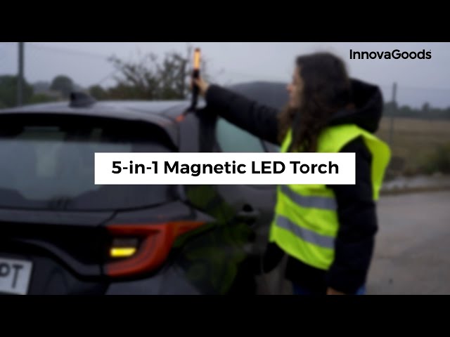 Torcia LED ricaricabile magnetica 5 in 1 InnovaGoods Litooler video