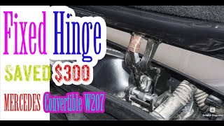 Mercedes convertible top hinge