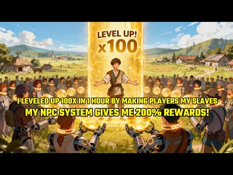 I Leveled Up 100x in 1 Hour By Making Players My SLAVES. My NPC System Gives Me 200% REWARDS!
