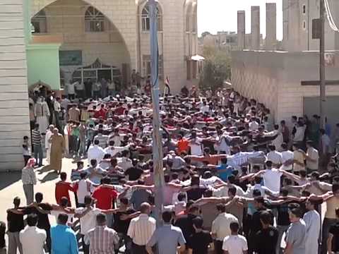 مظاهرة في قرية معربة في ريف درعا في جمعة "أحرار الجيش"