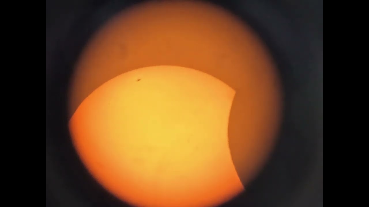 częściowe zaćmienie słońca  29 03 2025