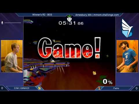 MMOM156 SSBM - GWM420 (Fox) vs. Padre (C. Falcon) - Melee WR2