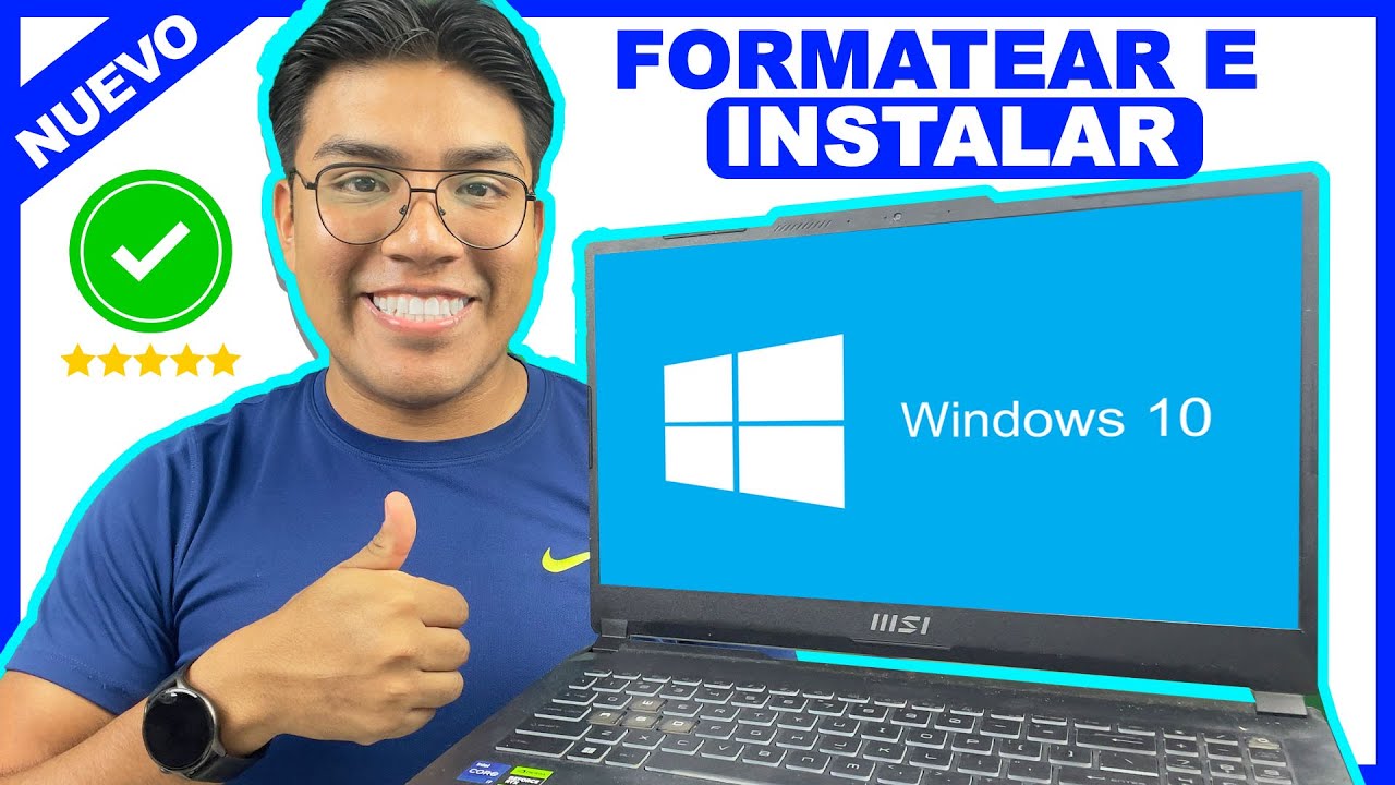 ✅ Cómo FORMATEAR tu PC e INSTALAR Windows 10 desde USB | 2025
