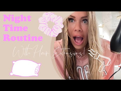 YouTube video about: How to sleep with hand tied extensions?