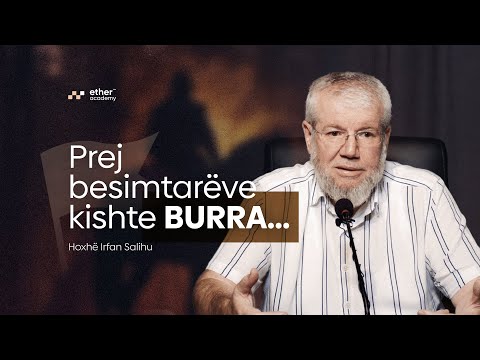 Prej besimtarëve kishte burra - Hoxhë Irfan Salihu