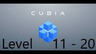 Cubia - 3D Slide Puzzle Level 11 - 20 Walkthrough