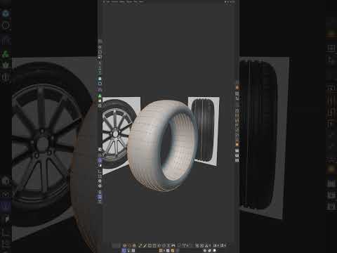 3D tyre modeling #3dmodeling #blender3d #3dsmax #maya