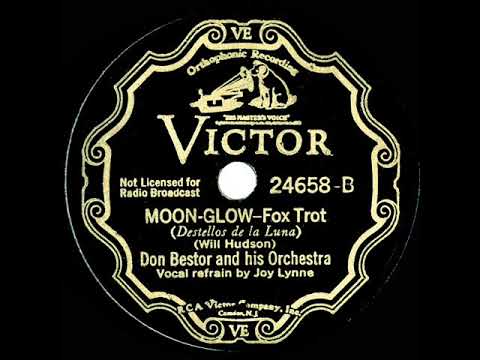 1934 Don Bestor - Moonglow (Joy Lynne, vocal)