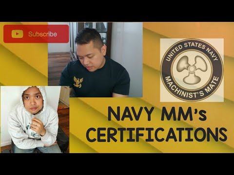 NAVY Machinist's Mate|| Certifications ⚙