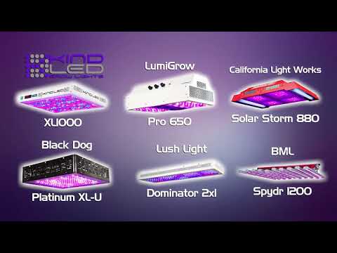 LED vs  HPS   Grow Light Comparison   Kind LED vs  Other LED Grow Lights   LED Grow Light Reviews