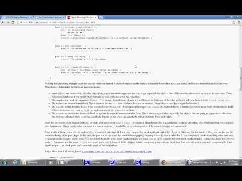 Week 11 Java Array And Comparable Interface Part 3