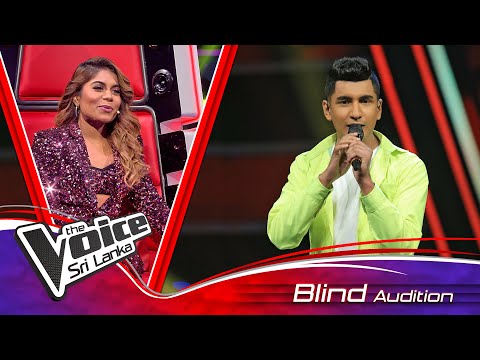 Sachith Ekanayake | Hitha Wawannema Na (හිත වාවන්නේම නෑ) | Blind Auditions | The Voice Sri Lanka
