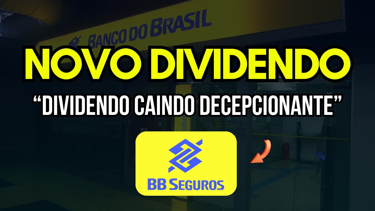 BB Seguridade (bbse3) Ficou Cara Dividendos em Queda e vai cair cada vez mais?