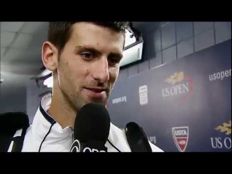 Djokovic talks about Federer before their US Open match (2011)