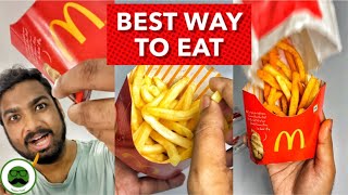 Best way to eat Fries | Veggie Paaji #shorts