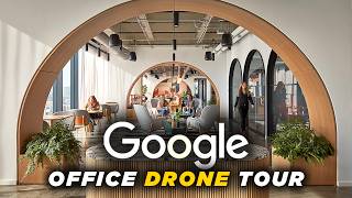 Rare GOOGLE OFFICE TOUR with DRONE