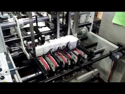 Struted Z-Fold Auto Bottom on a Bobst Alpina 110