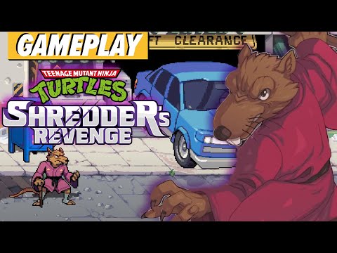 Master Splinter Rampages Through Streets Of New York! | TMNT: Shredder's Revenge Gameplay - YouTube