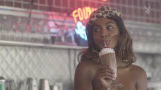 Playmate of the Year Jordan Emanuel at TAO Beach