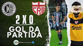 ASA 2 X 0 CRB | GOLS | COPA DO NORDESTE | 09 04 2026 | 96 FM