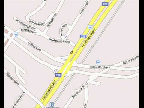 Huddinge C - Flemingsberg C 30 seconds with car