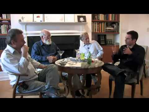 Four horsemen - Richard Dawkins, Christopher Hitchens, Sam Harris, Daniel Dennett.