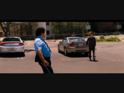 Observe and Report Skateboarder Scene