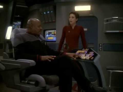Star Trek DS9 - "One Little Ship" - Kira having fun