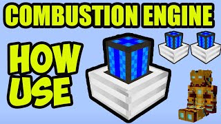 Buildcraft how to use combustion engine in Minecraft