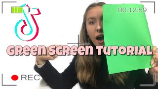 Tik Tok Green Screen |  Tutorial 🎥 IOS 12
