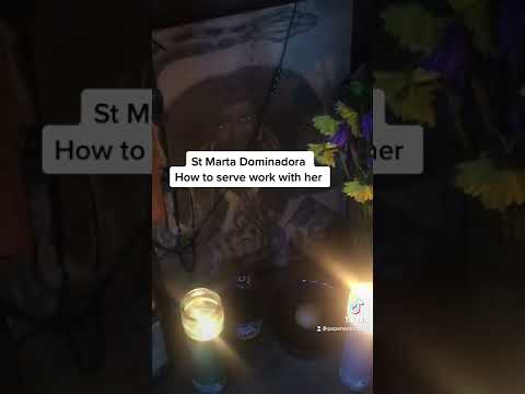 St Marta Dominadora 21 Divisions Vodou How to serve work with
