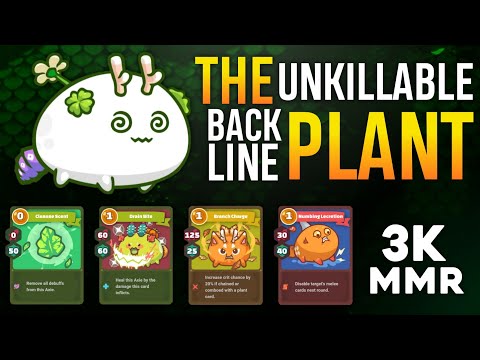 THIS BACKLINE PLANT IS UNKILLABLE | BEST BUILD FOR BACKLINE PLANT | HIGH MMR PLAYS | AXIE INFINITY