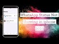 WhatsApp Status Not Showing In IPhone Iphone Whatsappstatus