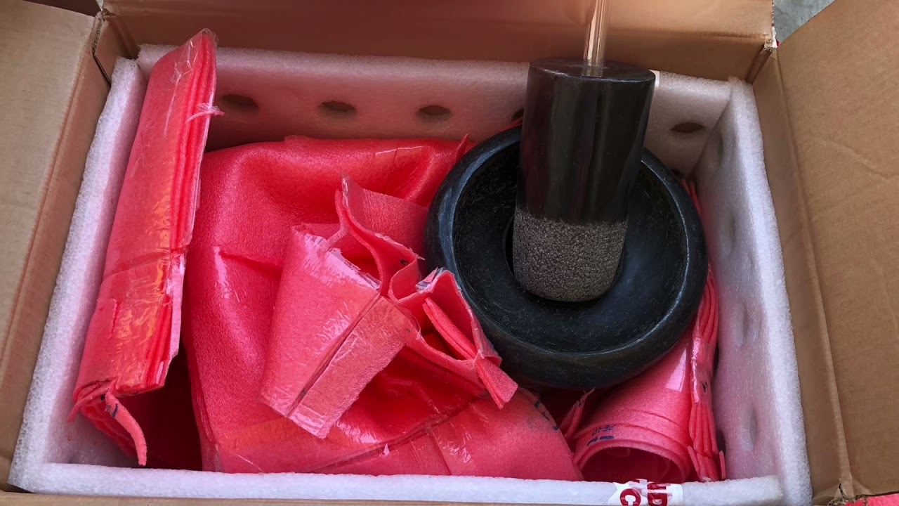 Indian stone grinder in my American kitchen.#Stonegrinder #OrderedfromIndia #ಒಳಕಲ್ಲು #Vade