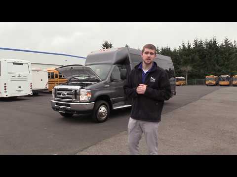 2016 FORD FEDERAL 14 PASSENGER EXECUTIVE SHUTTLE BUS – S02633