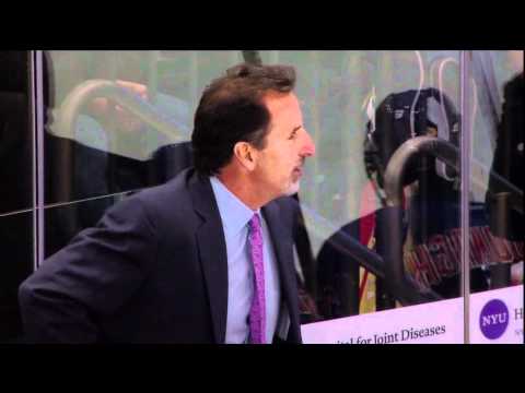 Wojciech Wolski collides with Daniel Alfredsson [HD]