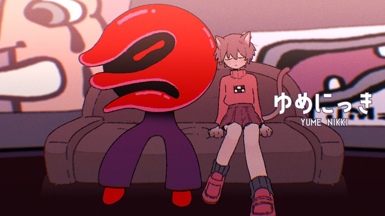 【手描きゆめにっき】ねこと透明の街