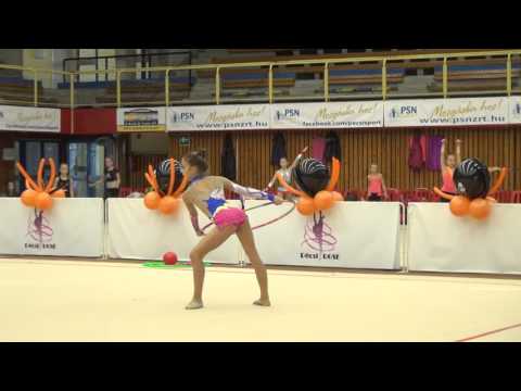 Lana Sambol hoop. IX International tournament Pecs, Hungary 2015