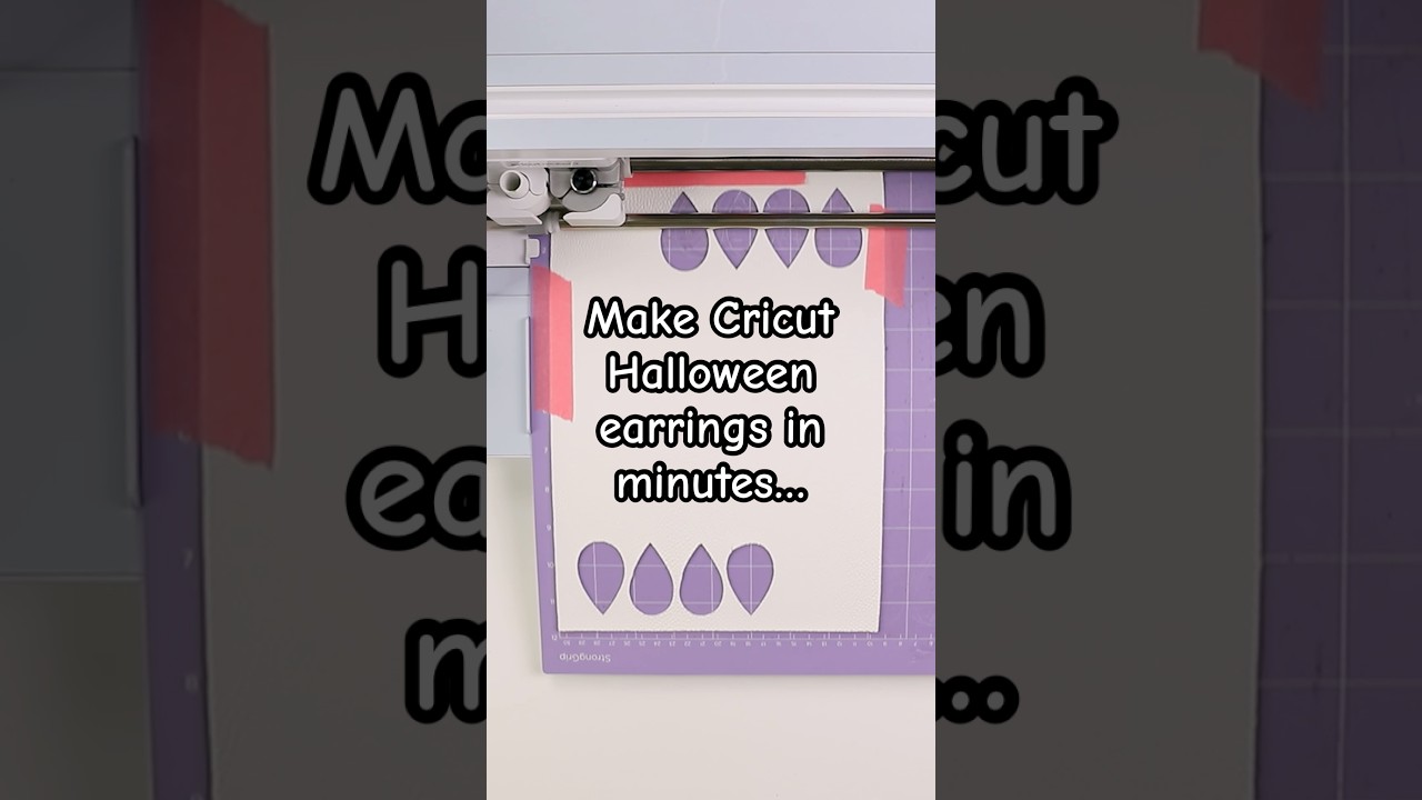 Crafting Spooky Accessories: How Desktop Cutting Machinery Makes DIY Halloween Earrings Easy