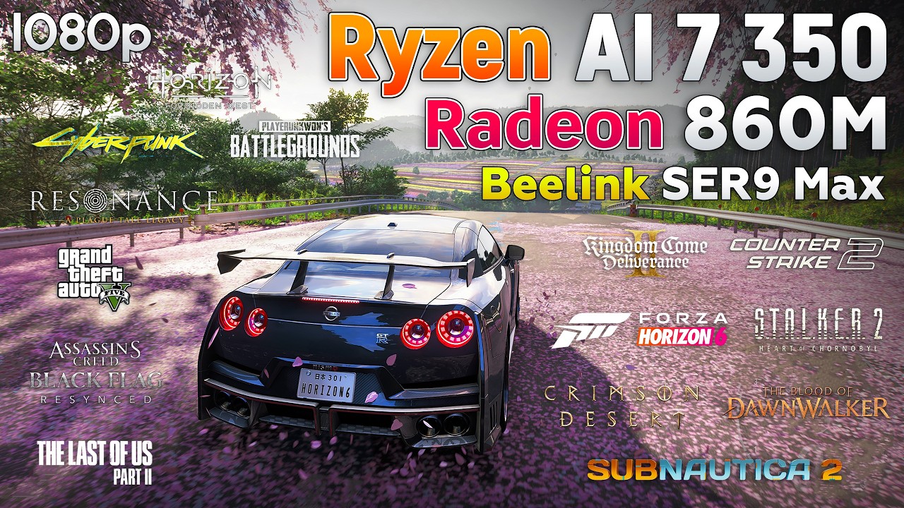 Gaming on Ryzen AI 7 350 + Radeon 860M | Beelink SER9 MAX