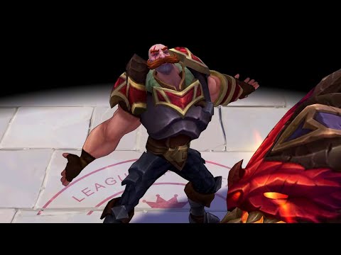 Dragonslayer Braum Detailed Skin Spotlight - League of Legends