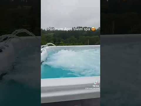 Stunning Platinum Swim Spa from our range! #swimspa #lifestyle #gardengoals