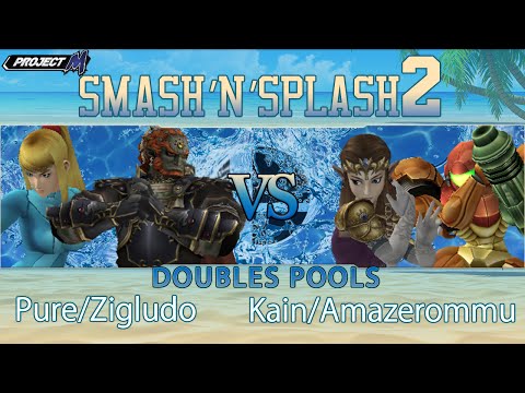 Pure/Zigludo vs. Kain/Amazerommu - Smash'N'Splash 2 Doubles Wave 1