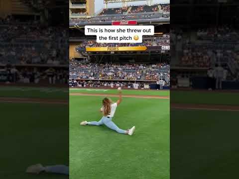 American Crossfit Athlete Demi Bagby Threw Out One Heck Of A First Pitch At Padres Game