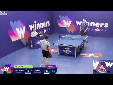 WINners CUP table 2  04.01 Zaporozhets Roman - Syksa Aleksandr 15:30