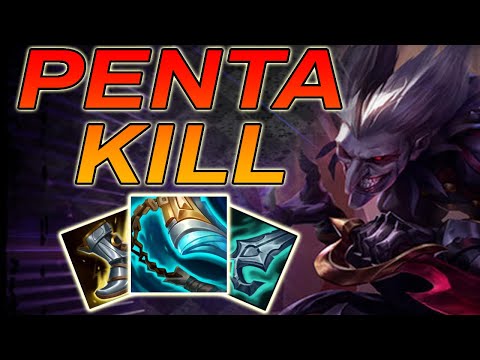 PERFECT PENTA KILL MY TEAM MATE VLAD - AD BRUISER SHACO JUNGLE