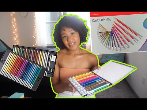 60-COLOR-SET | STABILO CARBOTHELLO PASTEL PENCILS | REVIEW, SWATCHES + MORE