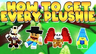 How to get *EVERY* PLUSHIE!! | Build a Boat for Treasure ROBLOX