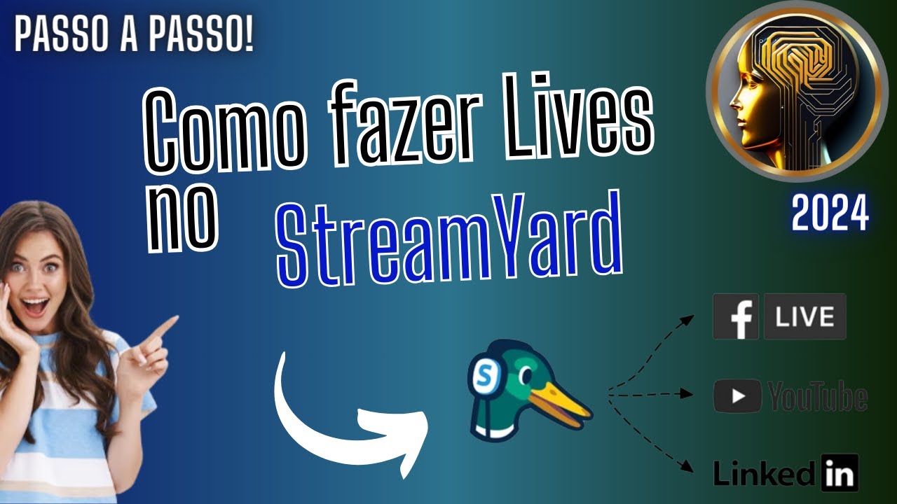 COMO USAR O STREAMYARD PARA FAZER LIVE E VÍDEOS 2024 - Passo a Passo!